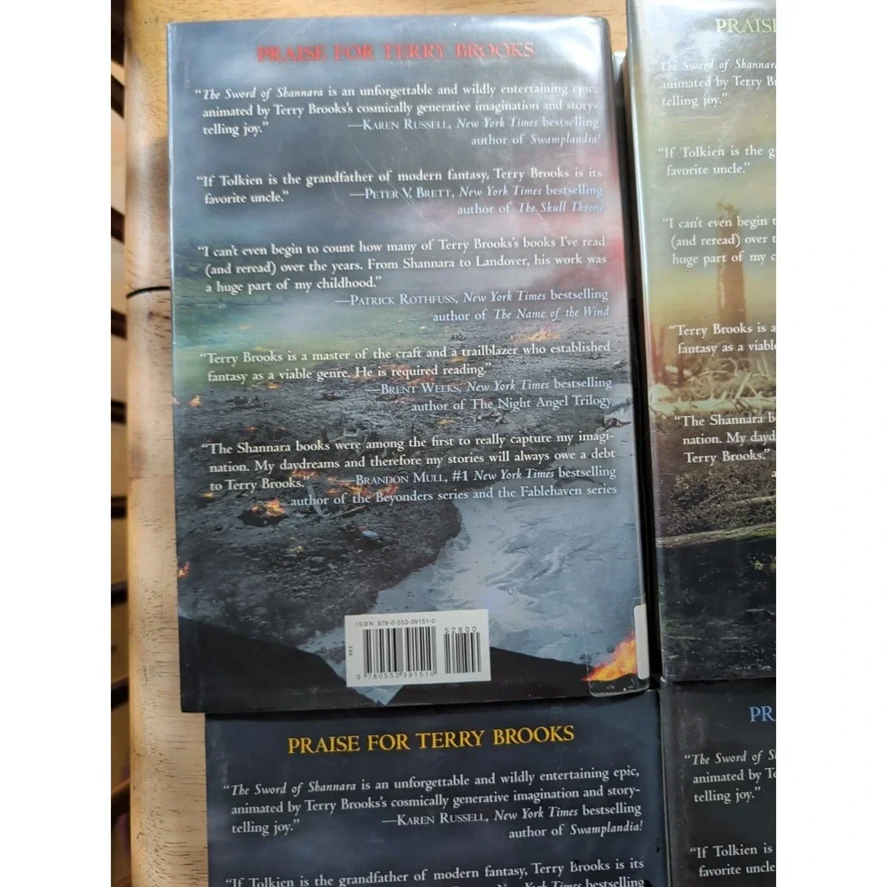 Complete Fall of Shannara ( 4 Book Set ) Terry Brooks Library copy 1st Edition‎